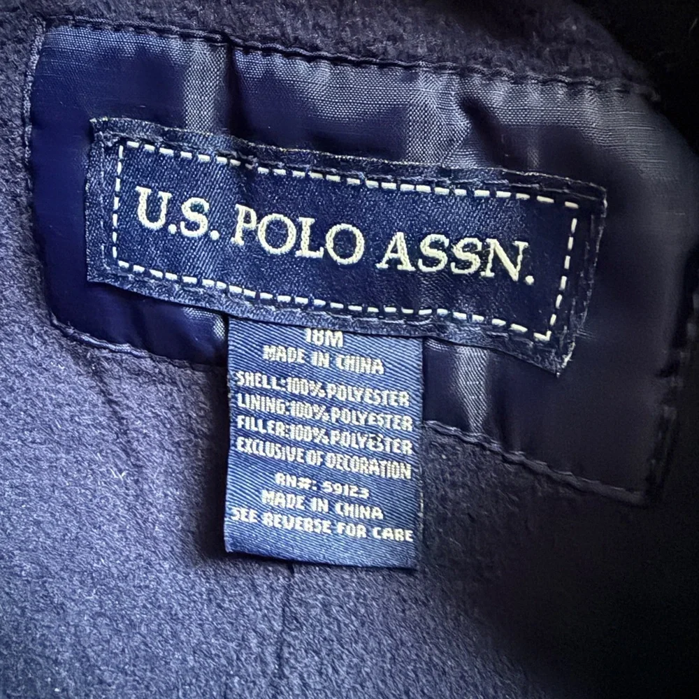 Ralph Lauren Navy & Green Infant Puffer Snowsuit with Hood